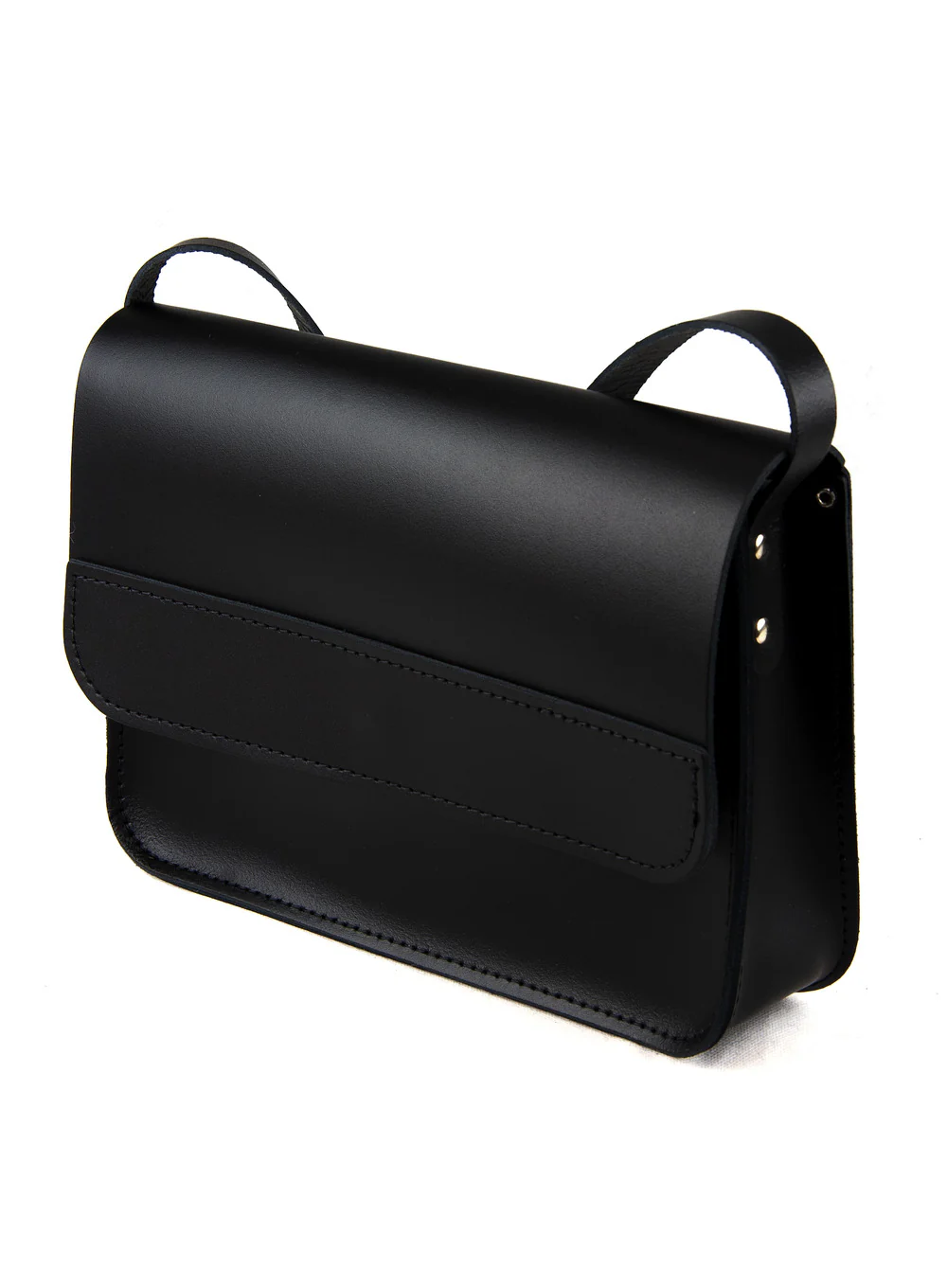 11 Inch Crossbody Saddle Bag Real Leather - Image 8