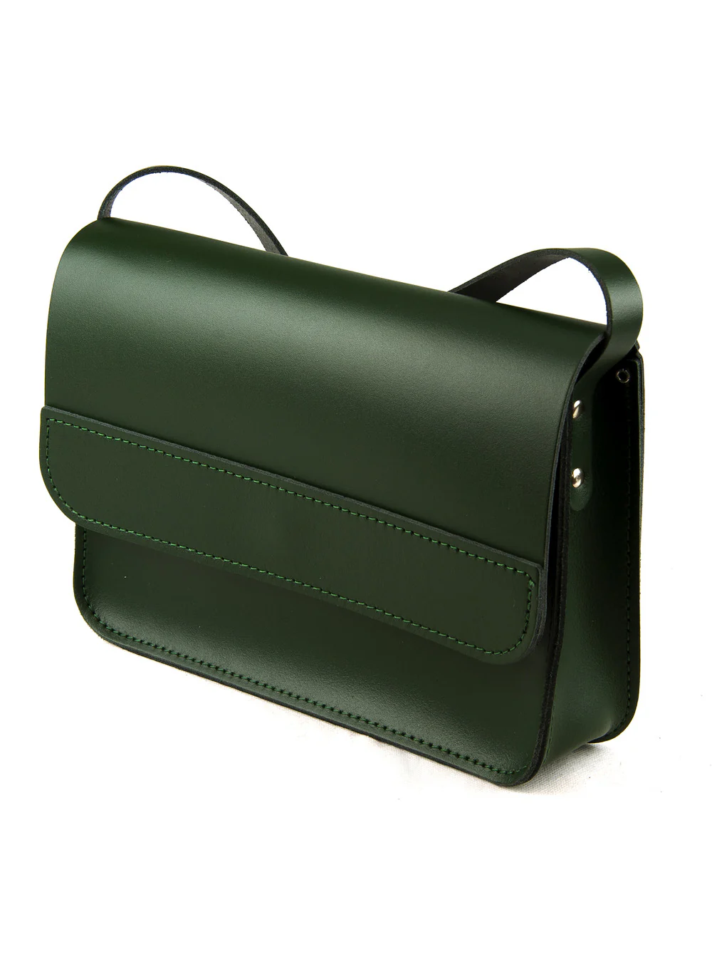 11 Inch Crossbody Saddle Bag Real Leather - Image 9