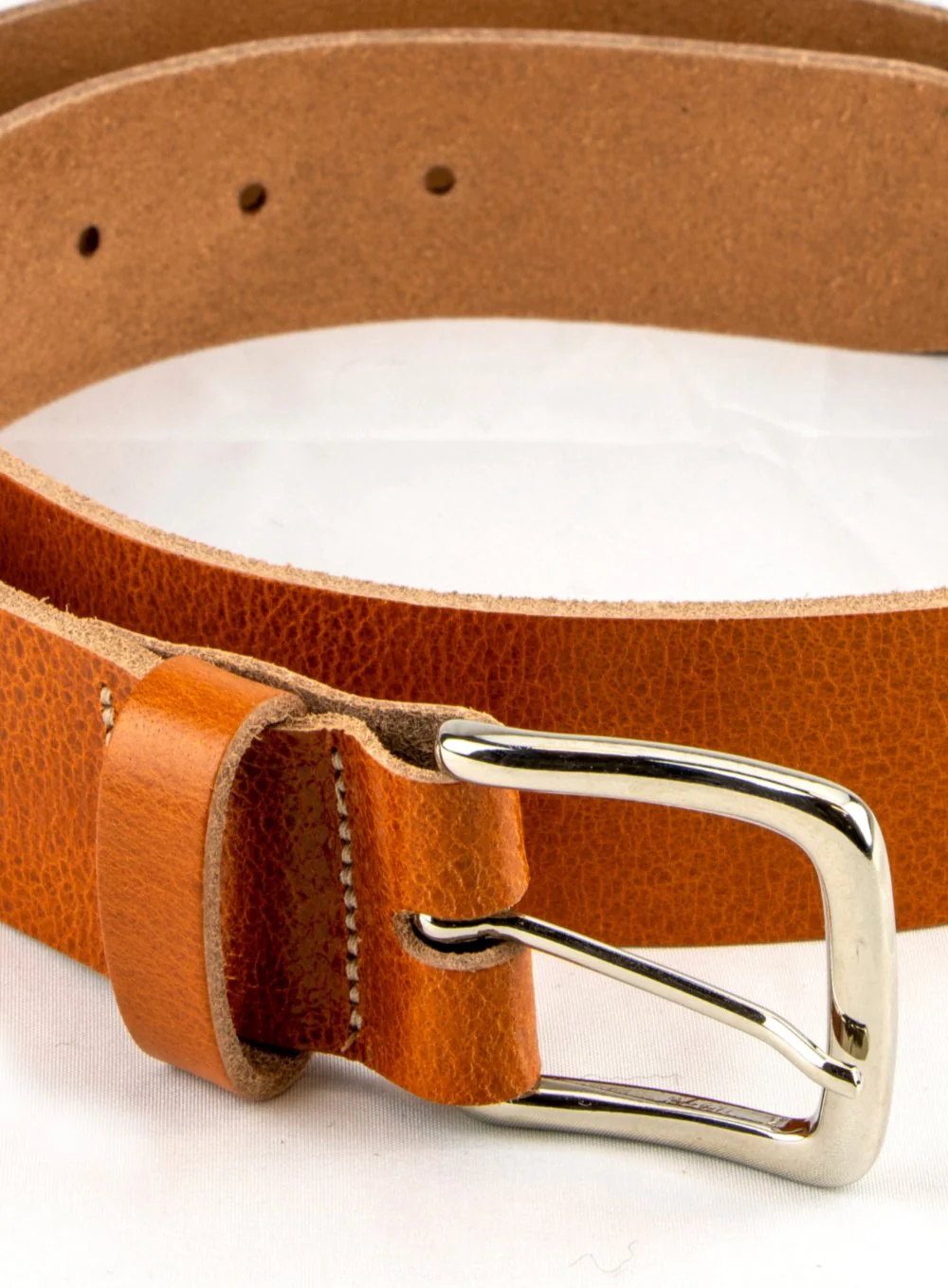 British Made Real Leather Belt - Wide - Image 3