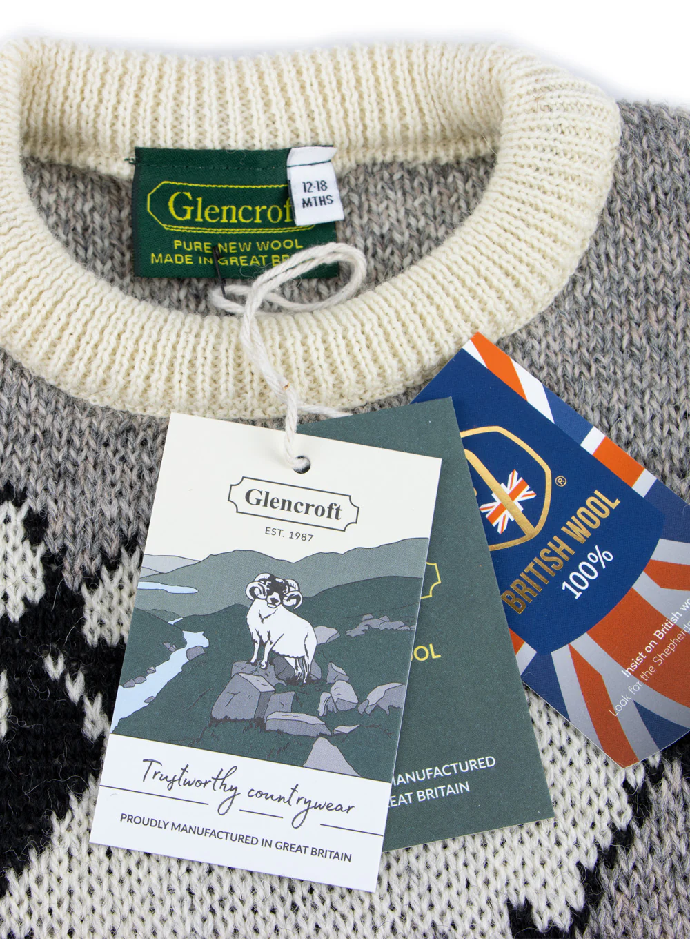 British Wool Children's Sheep Jumper - Image 3