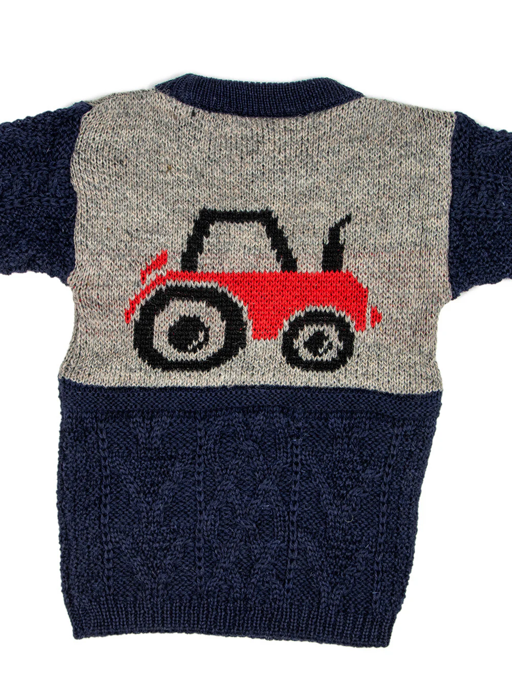 British Wool Children's Tractor Jumper - Image 3