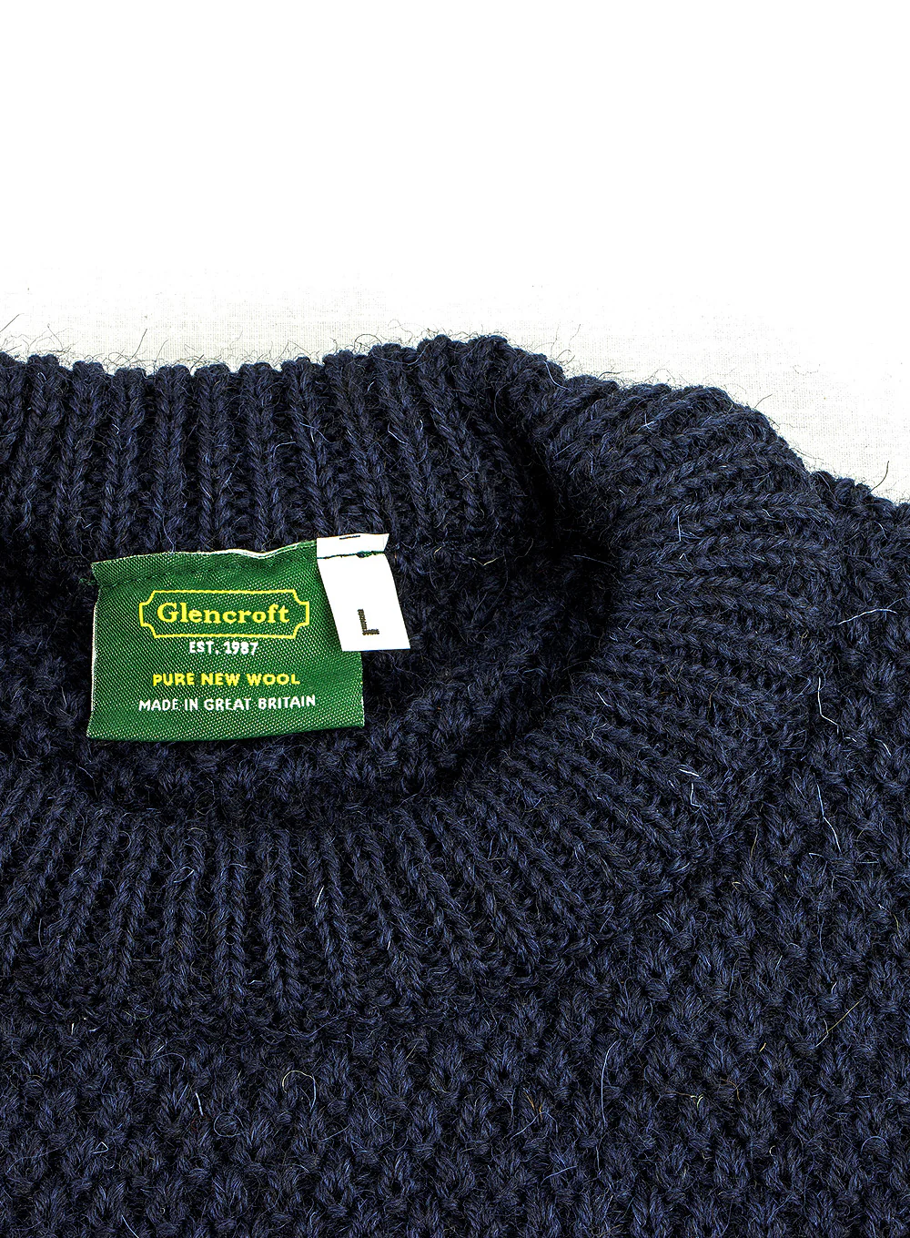 Honeycomb Knit British Wool Jumper - Image 4