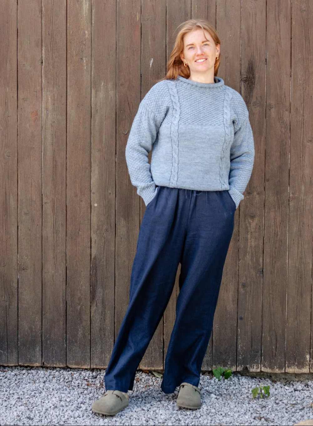 Tarbert British Wool Fishing Jumper - Image 2