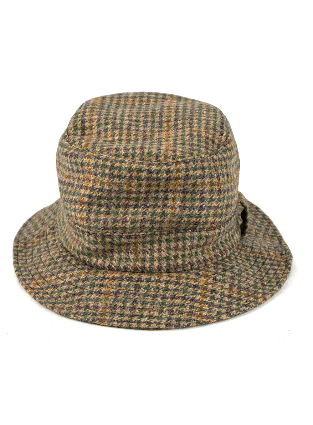 British Wool Tweed Bucket Poacher Hat - Image 4