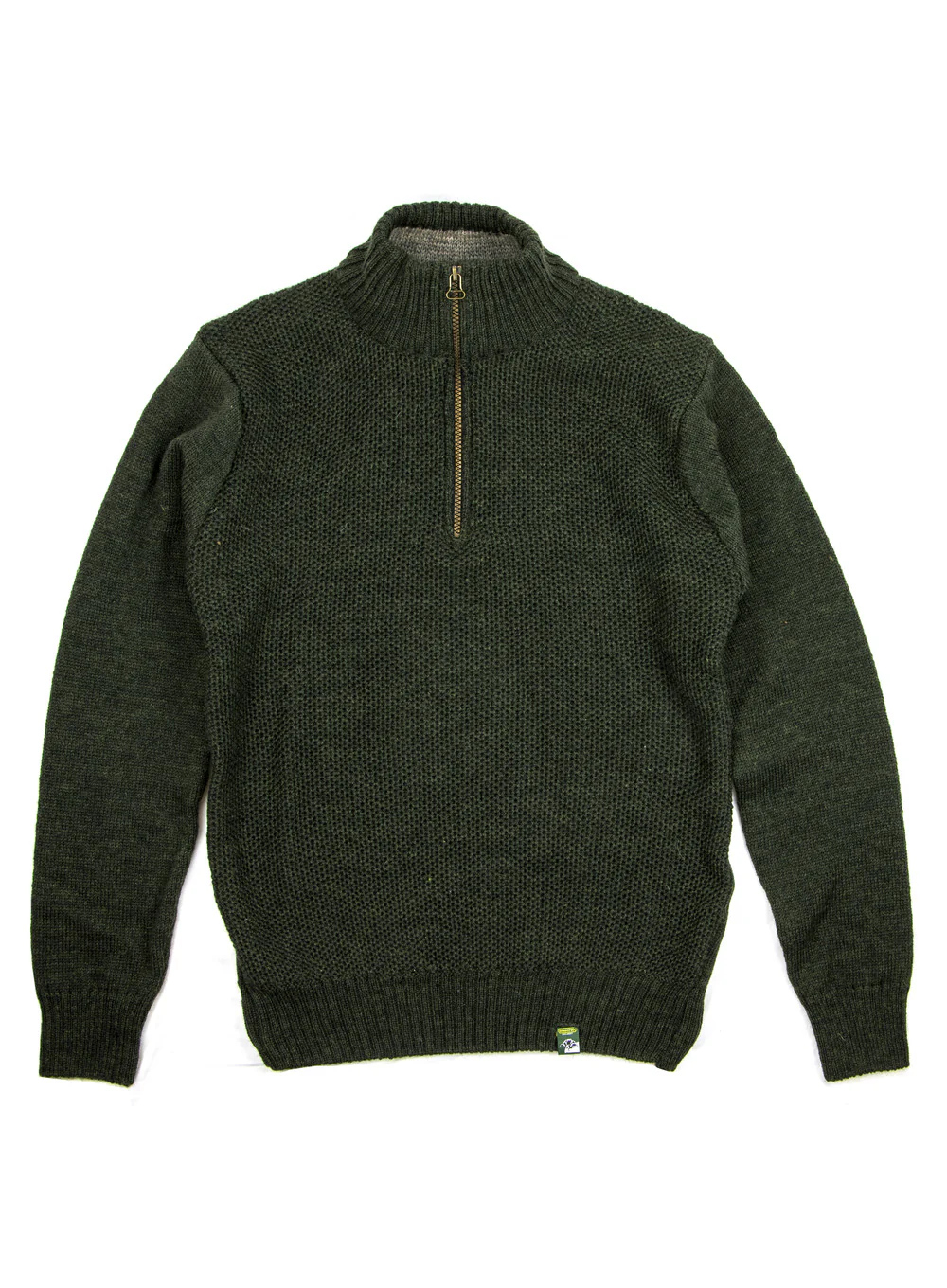 Norber British Wool Zip Neck Jumper - Image 4