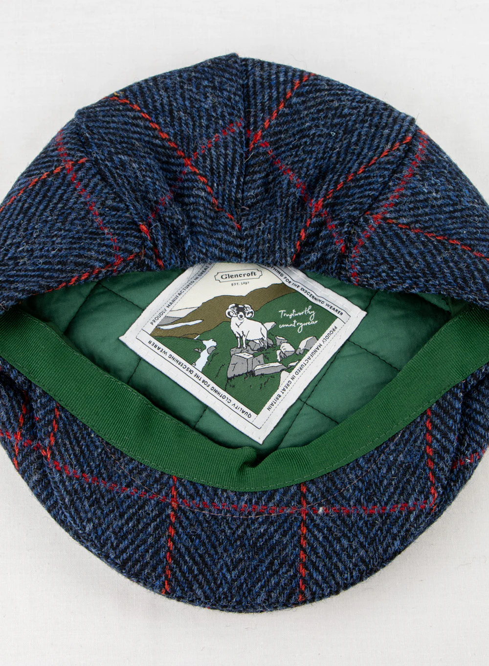 Children's Harris Tweed Flat Cap - Image 3