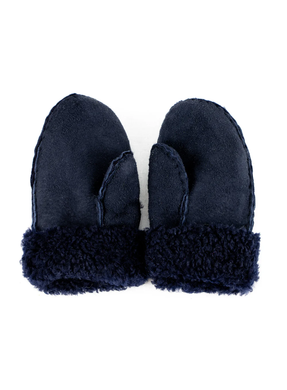 Children's Whole Piece Sheepskin Mittens - Image 2