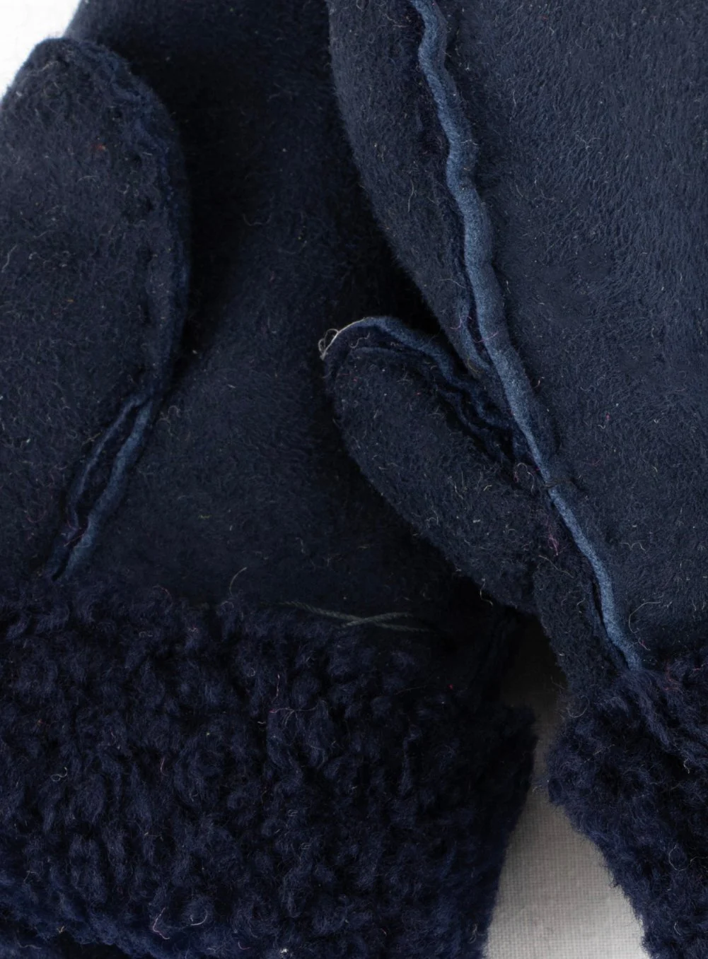 Children's Whole Piece Sheepskin Mittens - Image 3