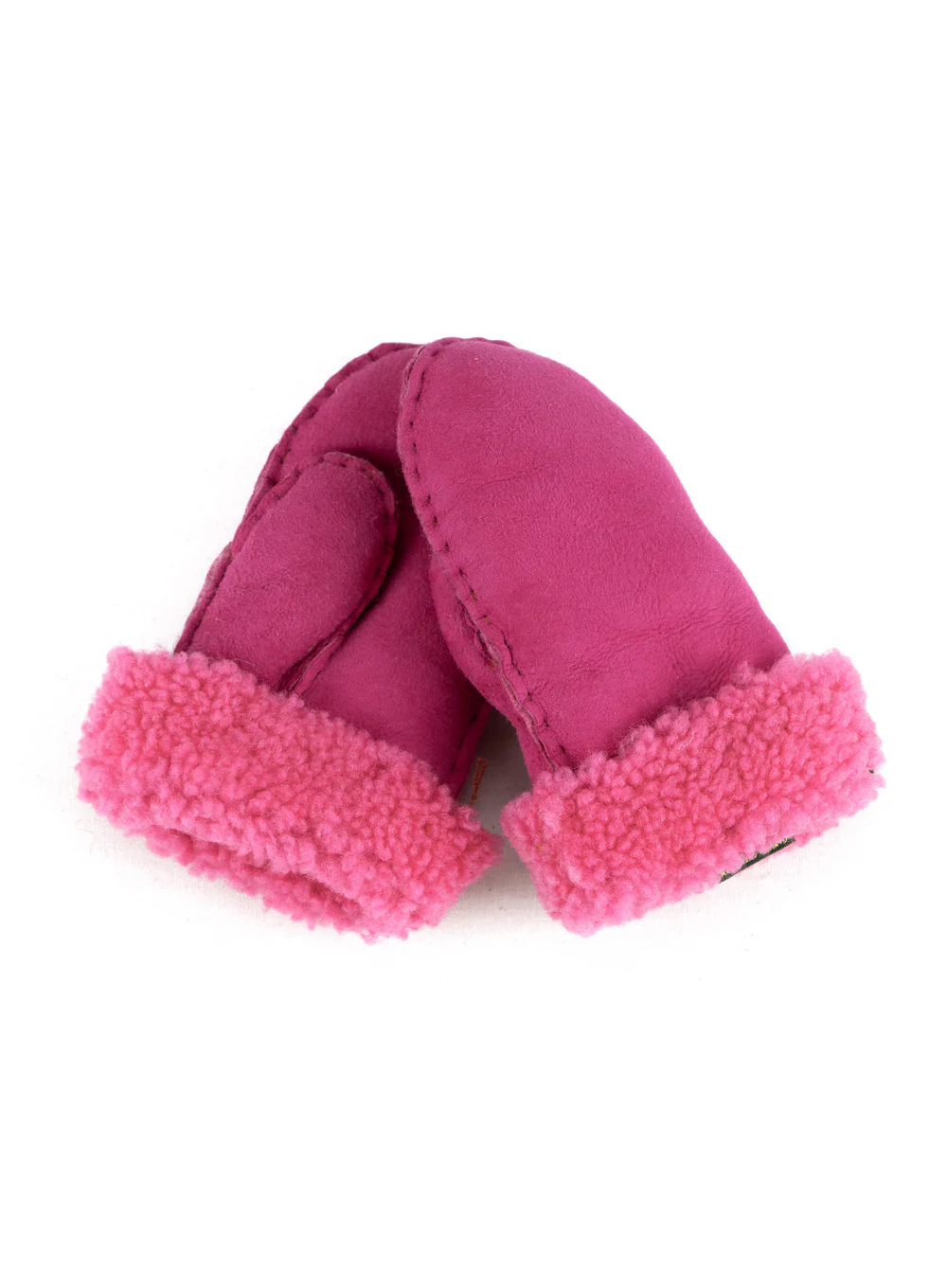 Children's Whole Piece Sheepskin Mittens - Image 4