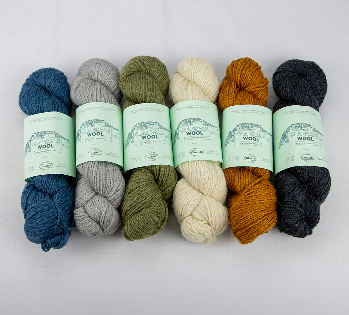 Clapdale Wool Knit Kit - Fingerless Gloves - Image 5