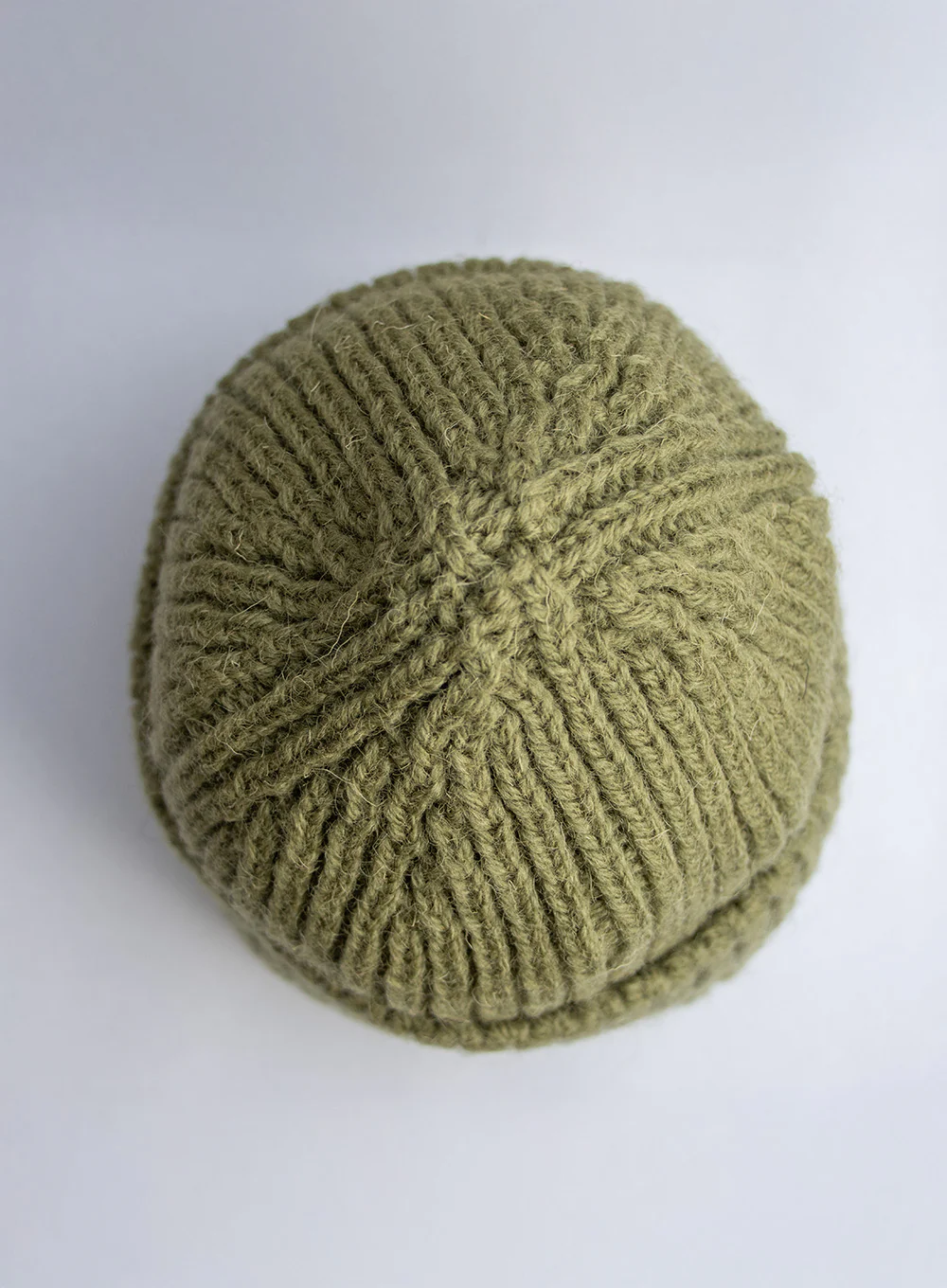 Green Clapdale Wool Traceable Seamless Beanie - Image 3