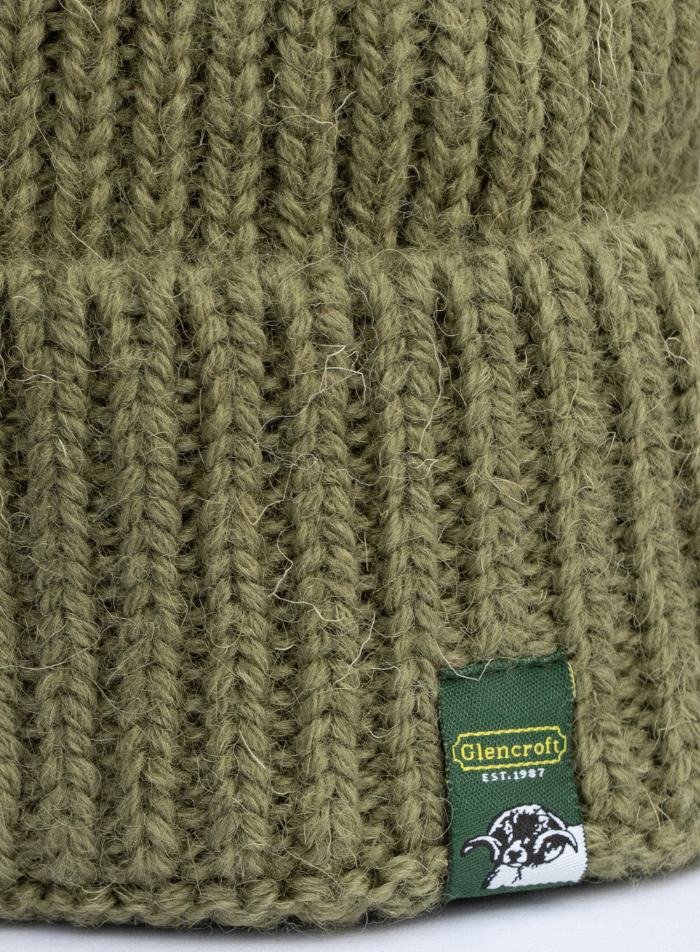 Green Clapdale Wool Traceable Seamless Beanie - Image 4