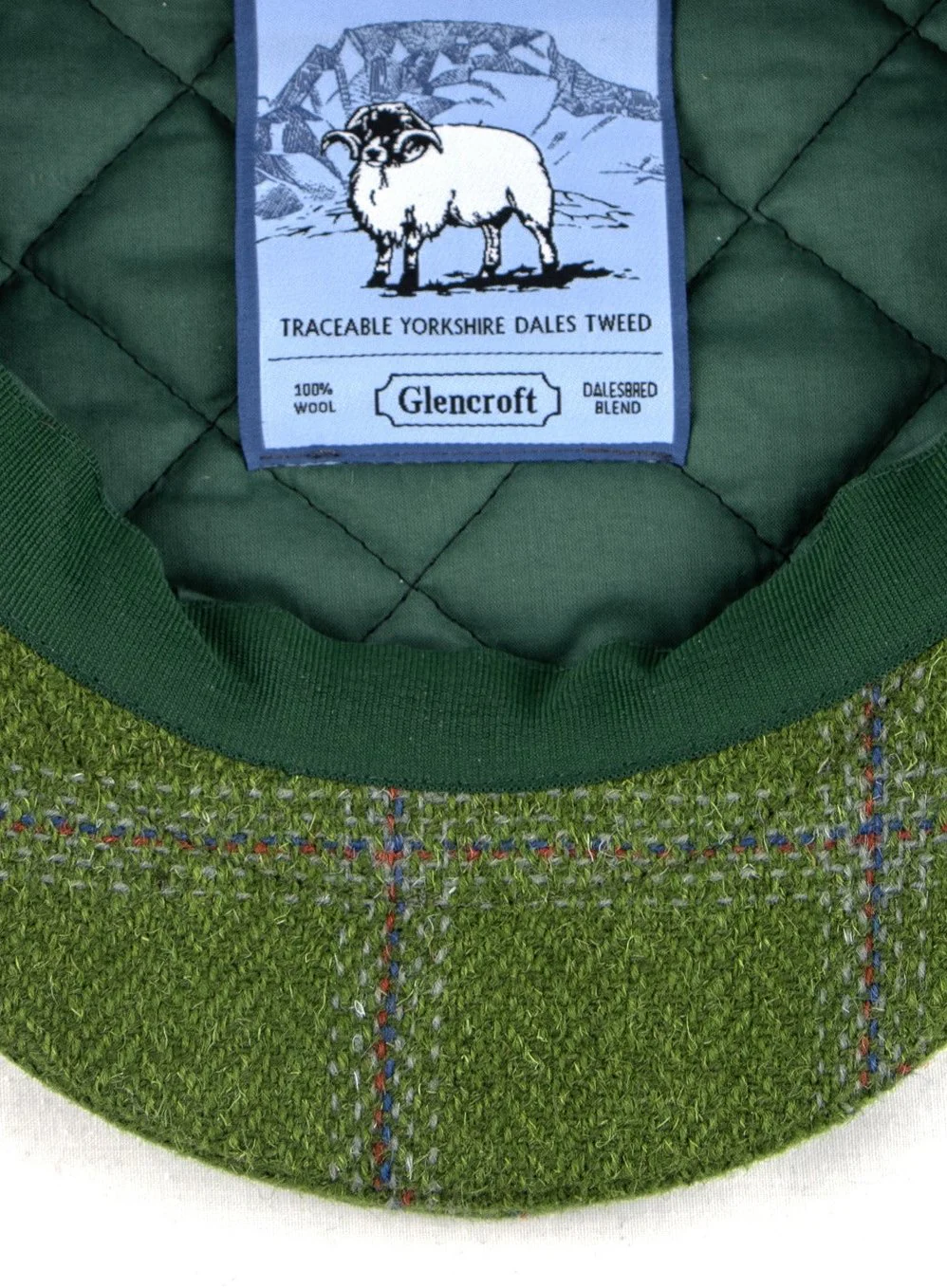 Clapdale Wool Traceable Dalesbred Flat Cap - Image 9