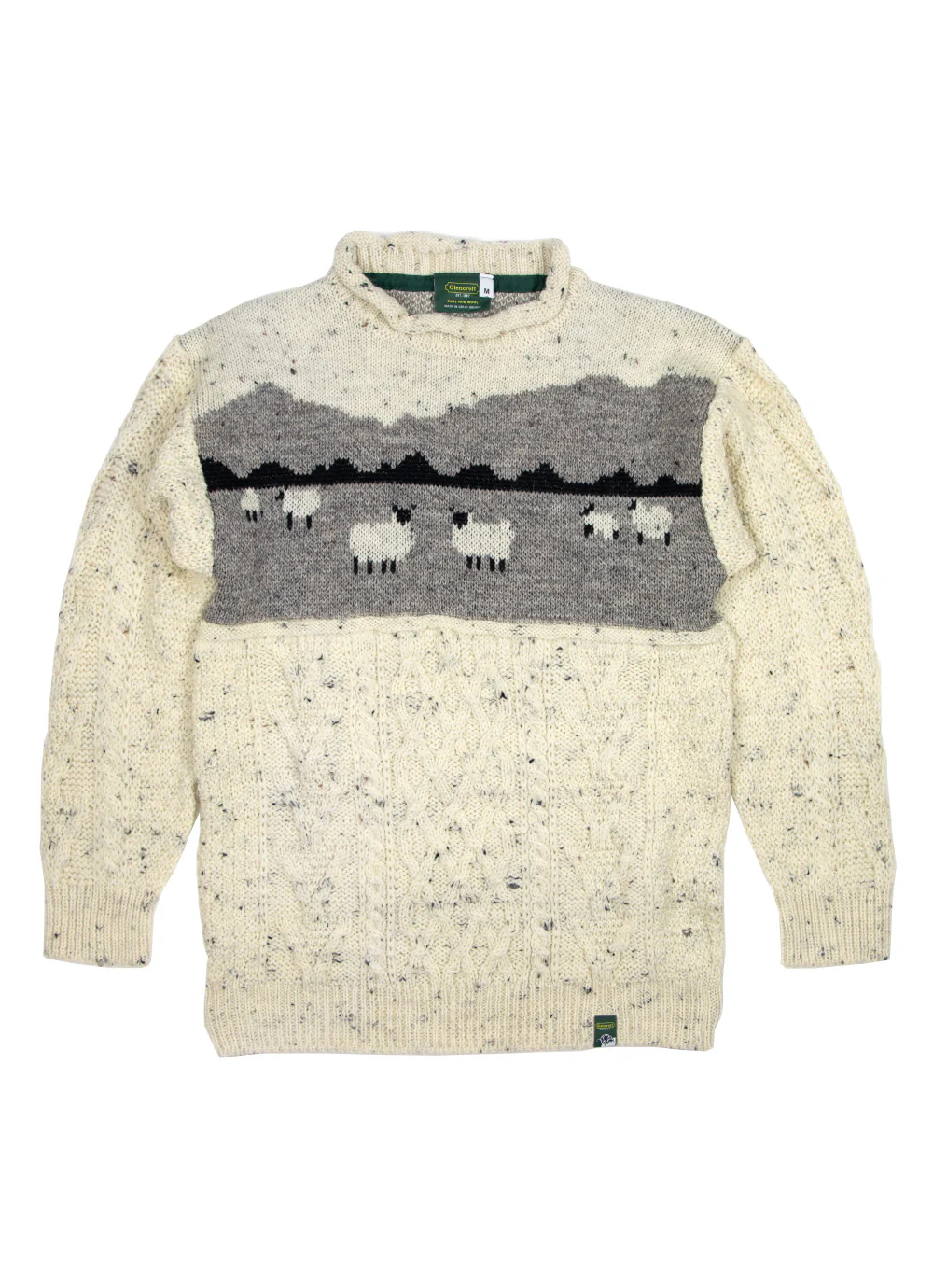 Dales British Wool Aran Sheep Jumper - Image 3