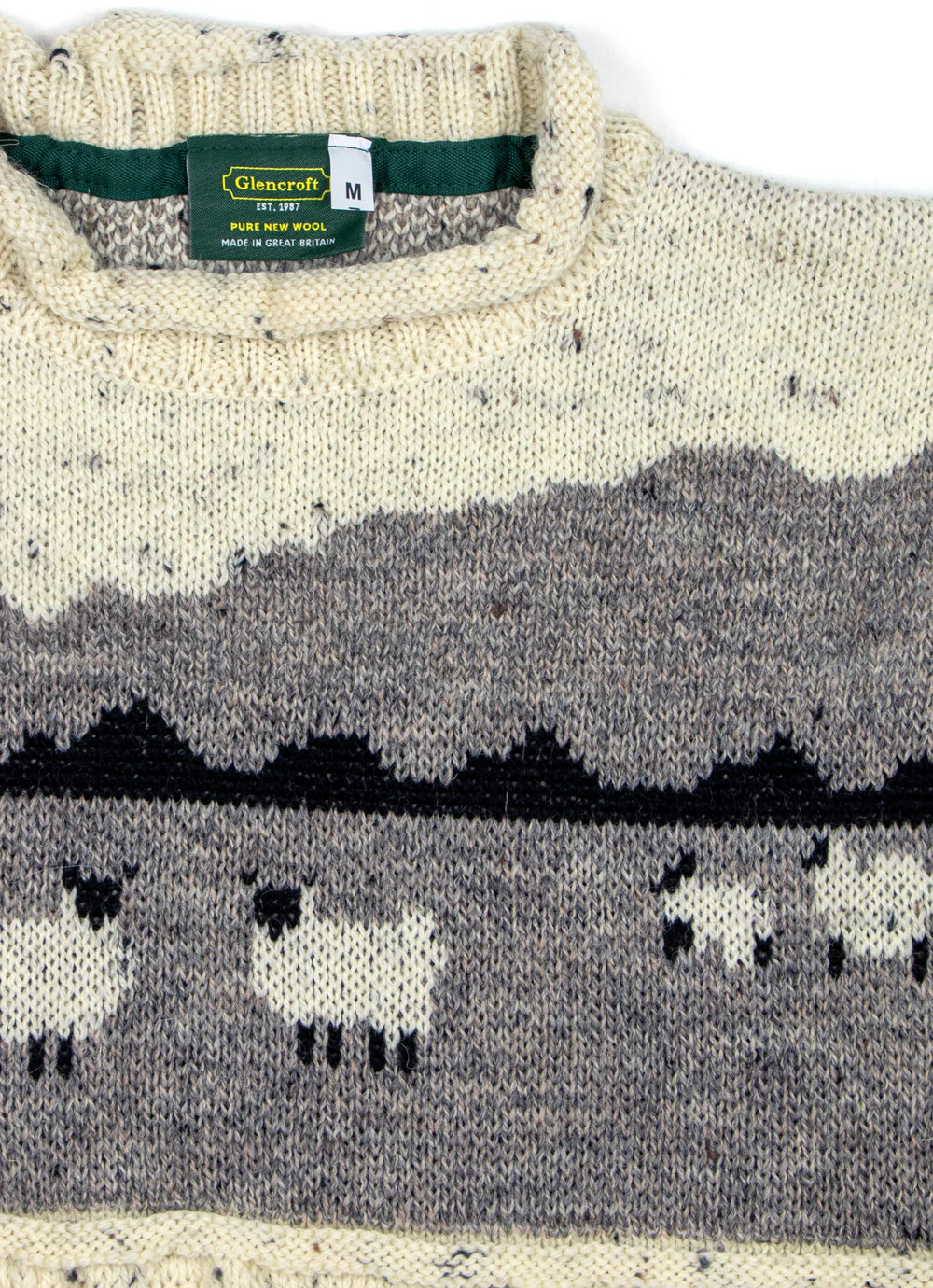 Dales British Wool Aran Sheep Jumper - Image 4