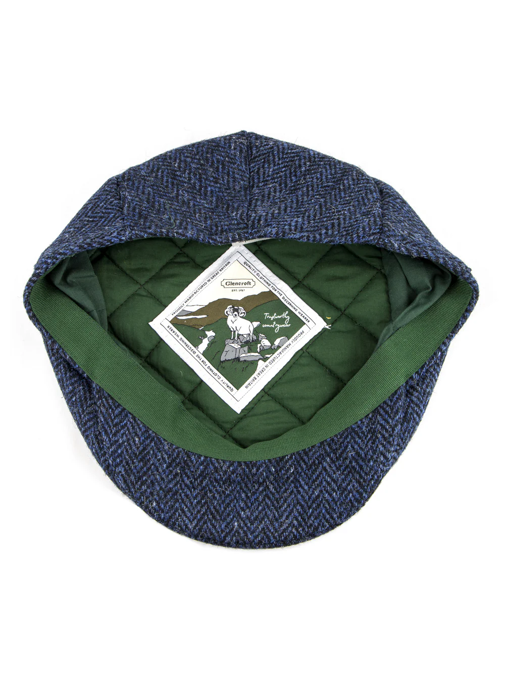 Harris Tweed Flat Cap British Made - Image 4