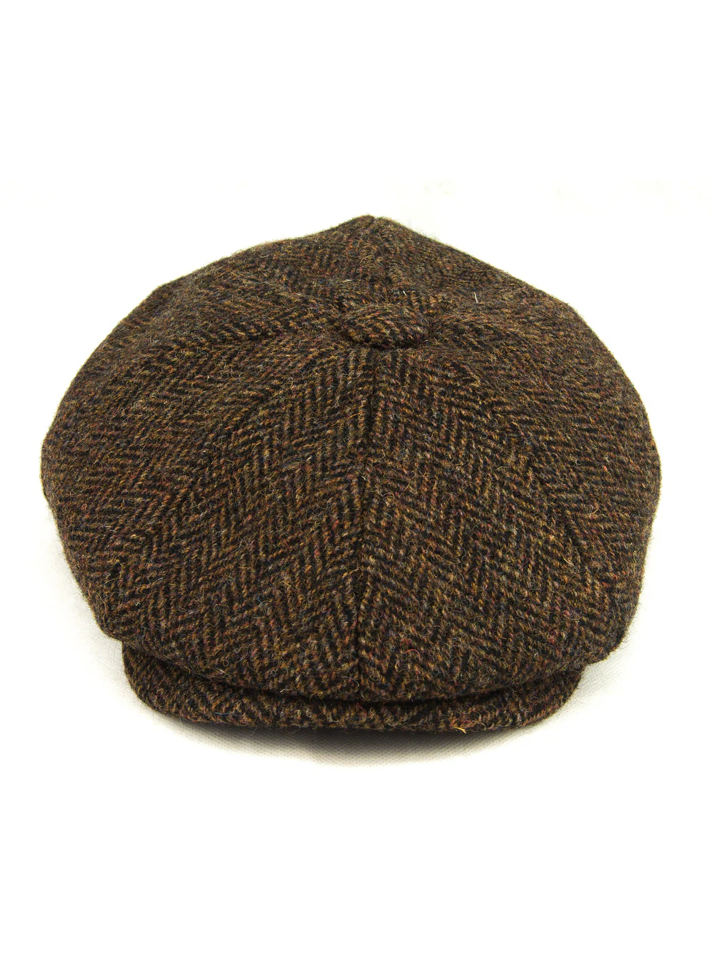 Harris Tweed Peaky Newsboy 8-piece Flat Cap - Image 3