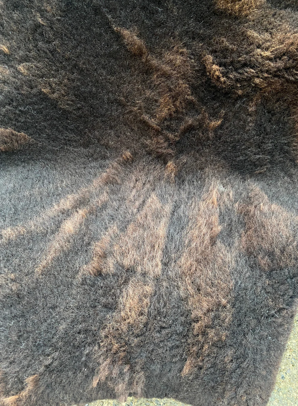 Chalfont Short Haired Brown British Sheepskin Rug - Image 3