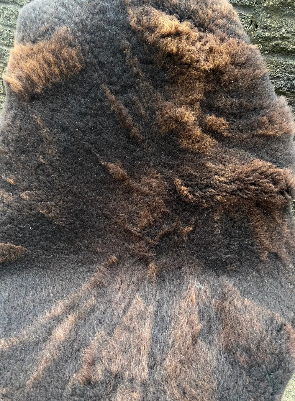 Chalfont Short Haired Brown British Sheepskin Rug - Image 4