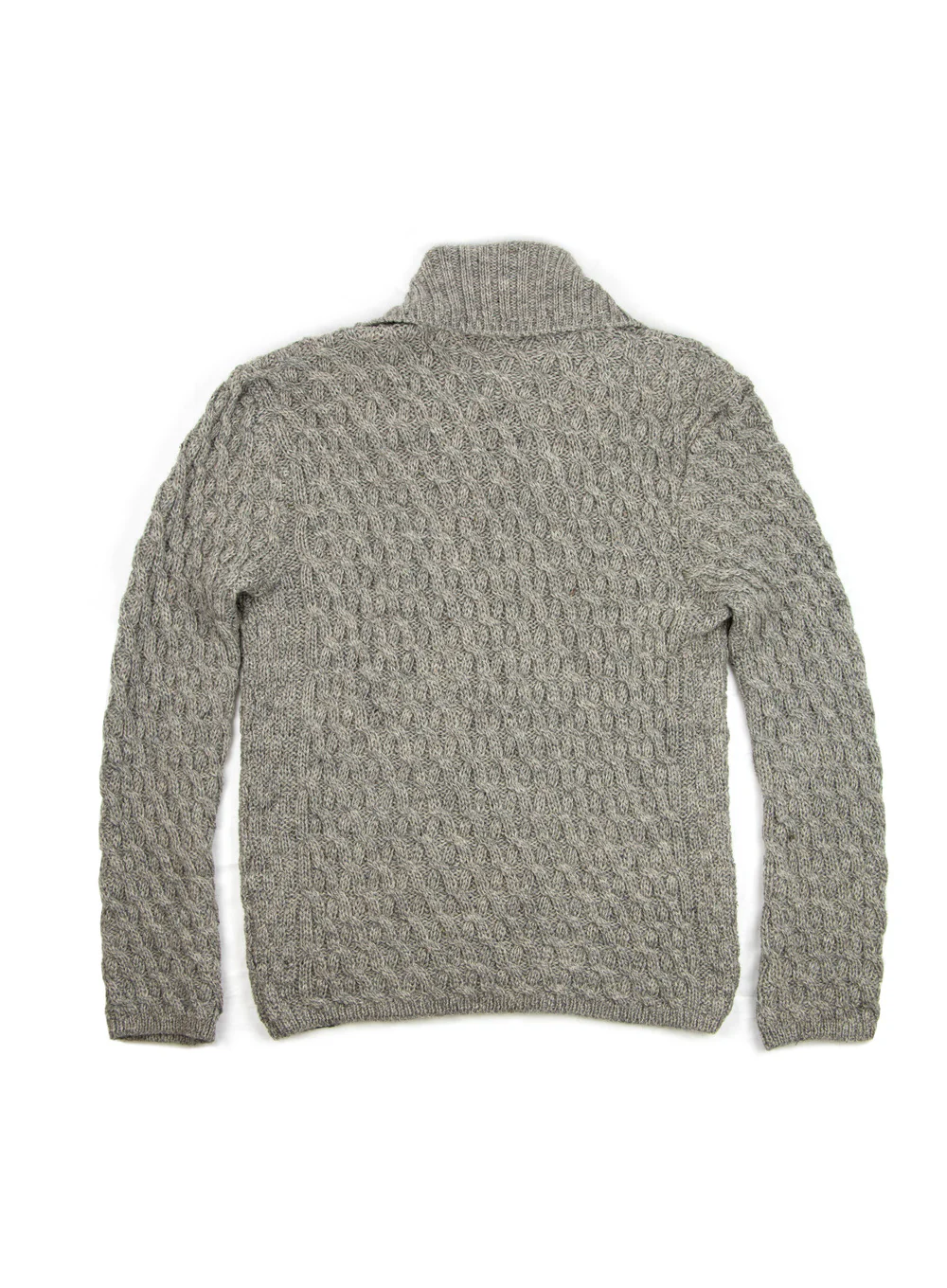 Ladies British Wool Cross-Over Cardigan - XL Only - Image 3
