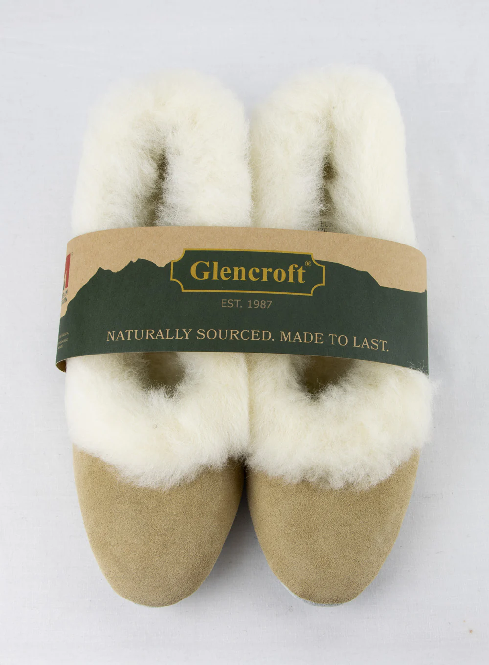 Ladies Collared Full Heeled Slippers - Image 3