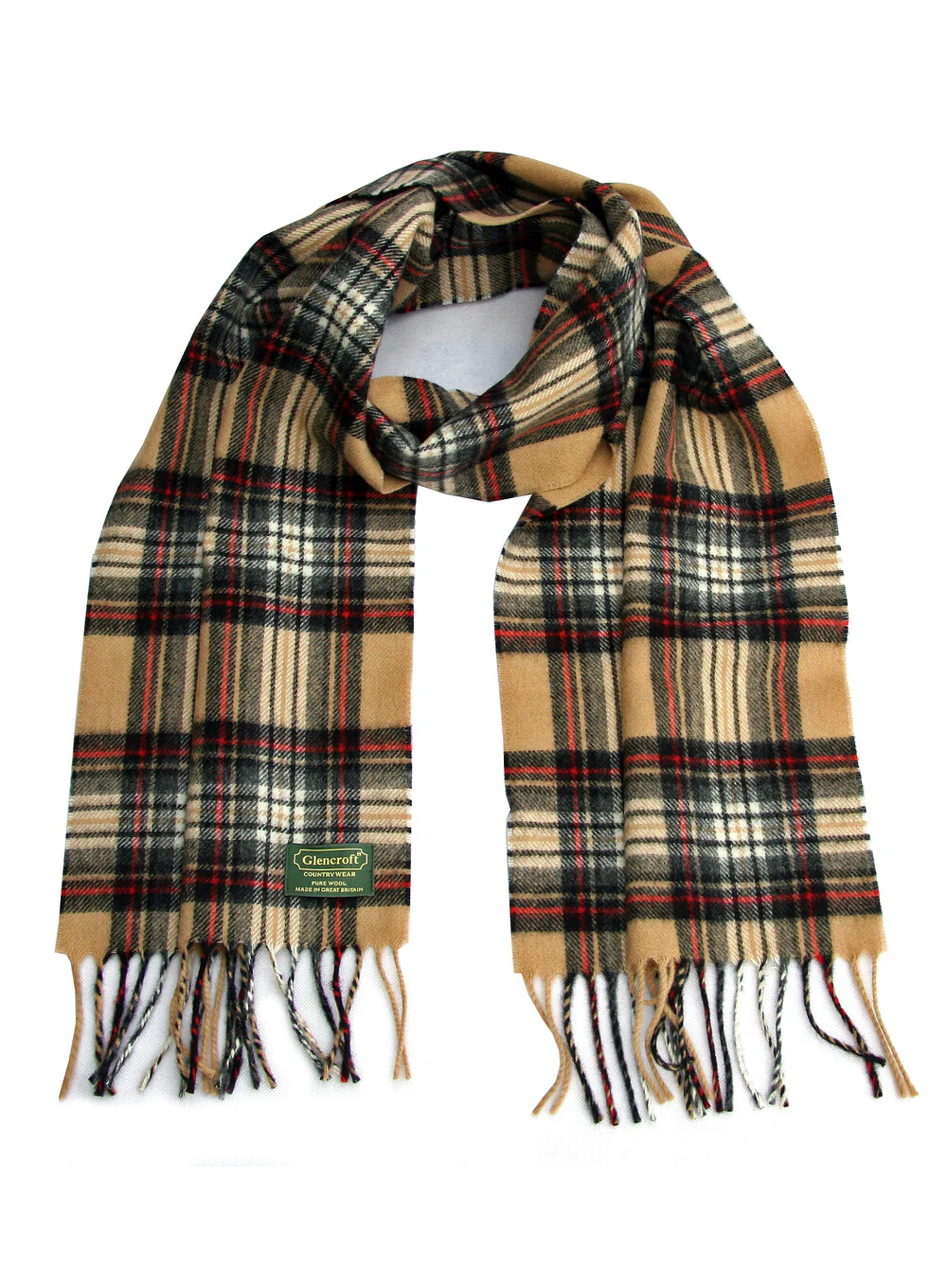 Lambswool Tartan Scarf - Image 3