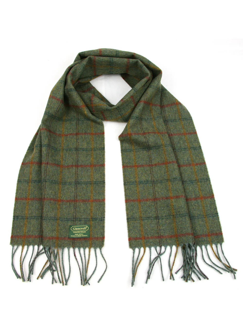 Lambswool Tartan Scarf - Image 4