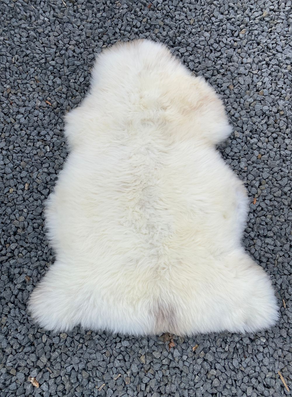 Kensal Cream Patch British Sheepskin Rug - Image 3
