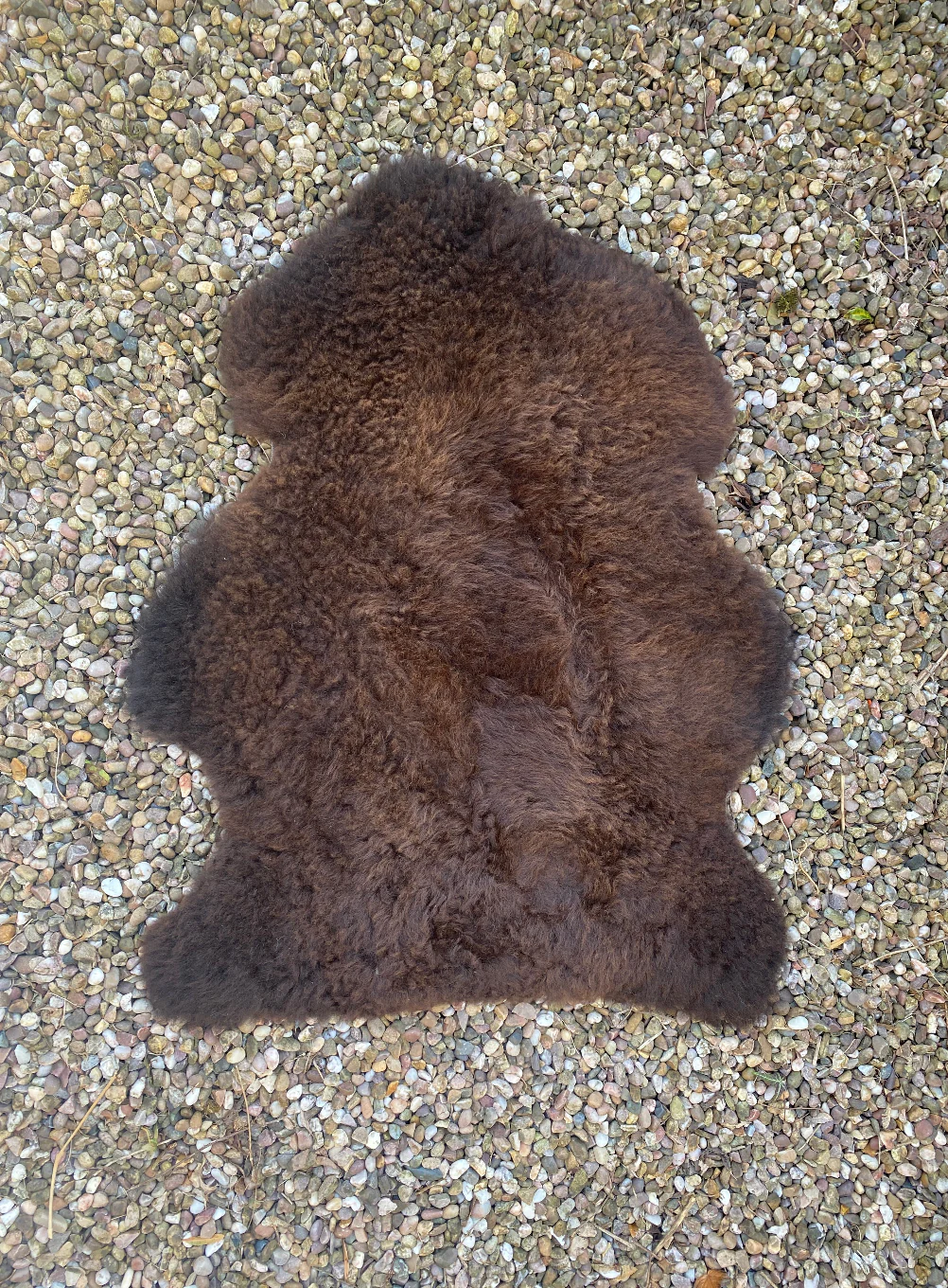 Natural Brown British Sheepskin Rug - Standard Size - Image 3