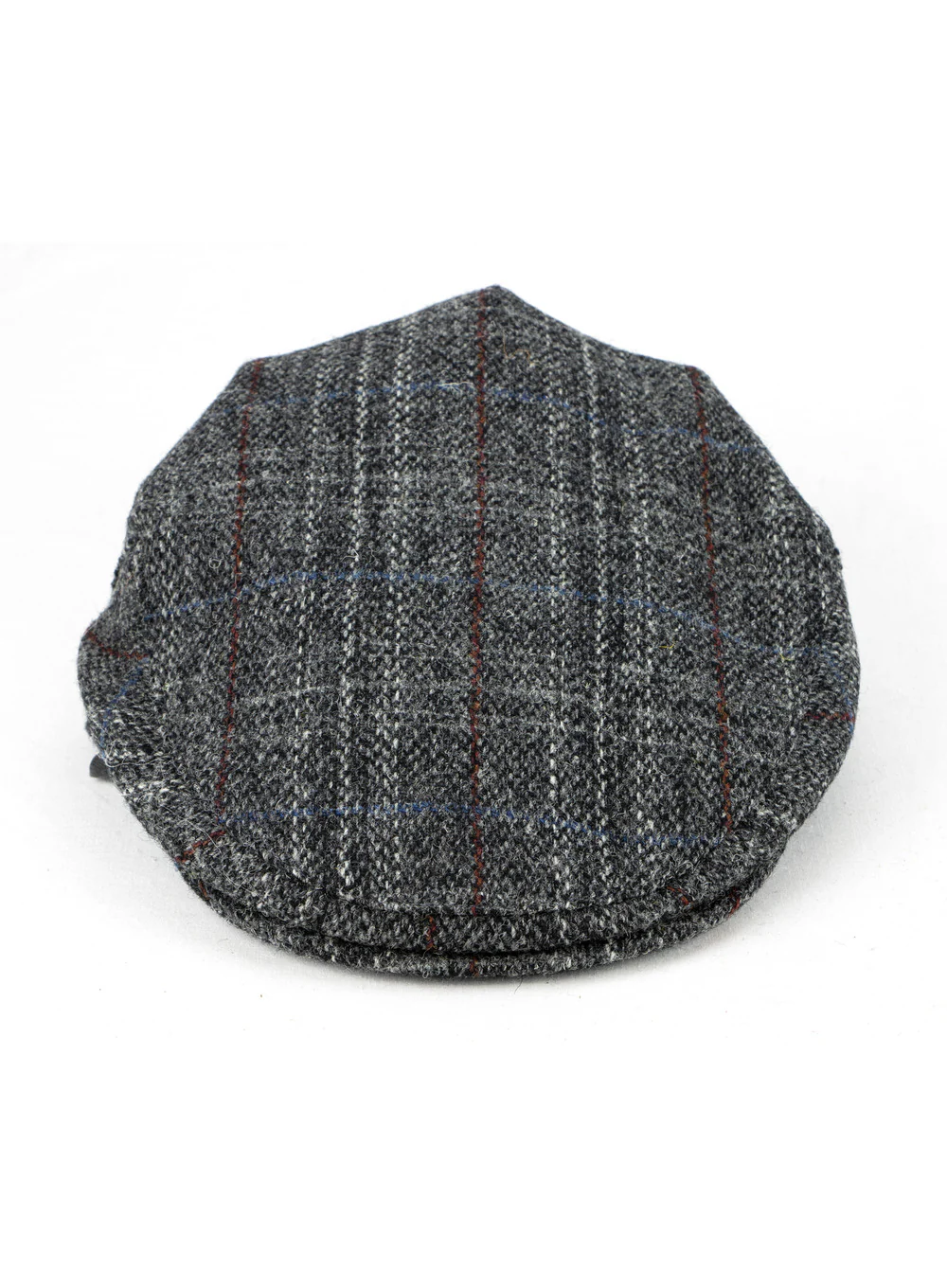 One Size Harris Tweed Flat Cap Elasticated Back - Image 5