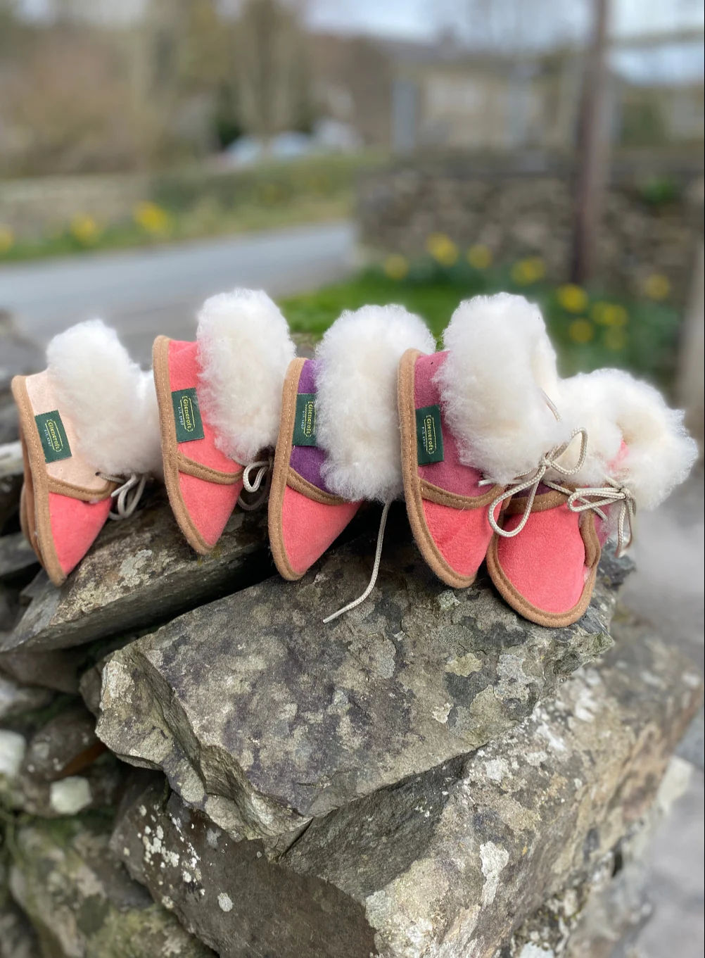 Real Sheepskin Baby Bootees - Image 3