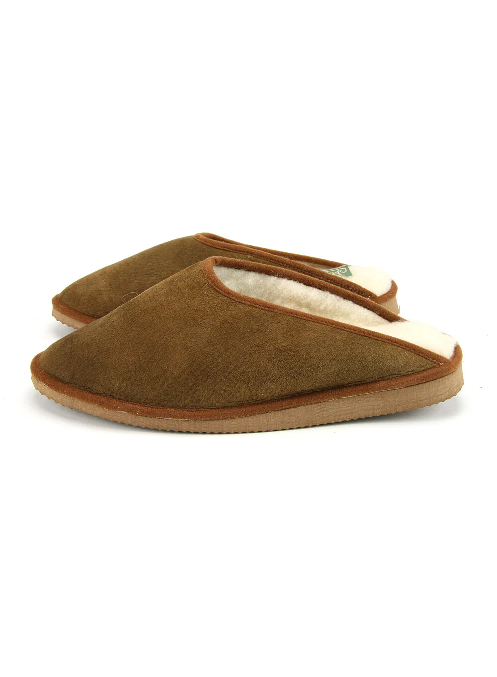 Real Sheepskin Mule Slipper with Sole - Image 4