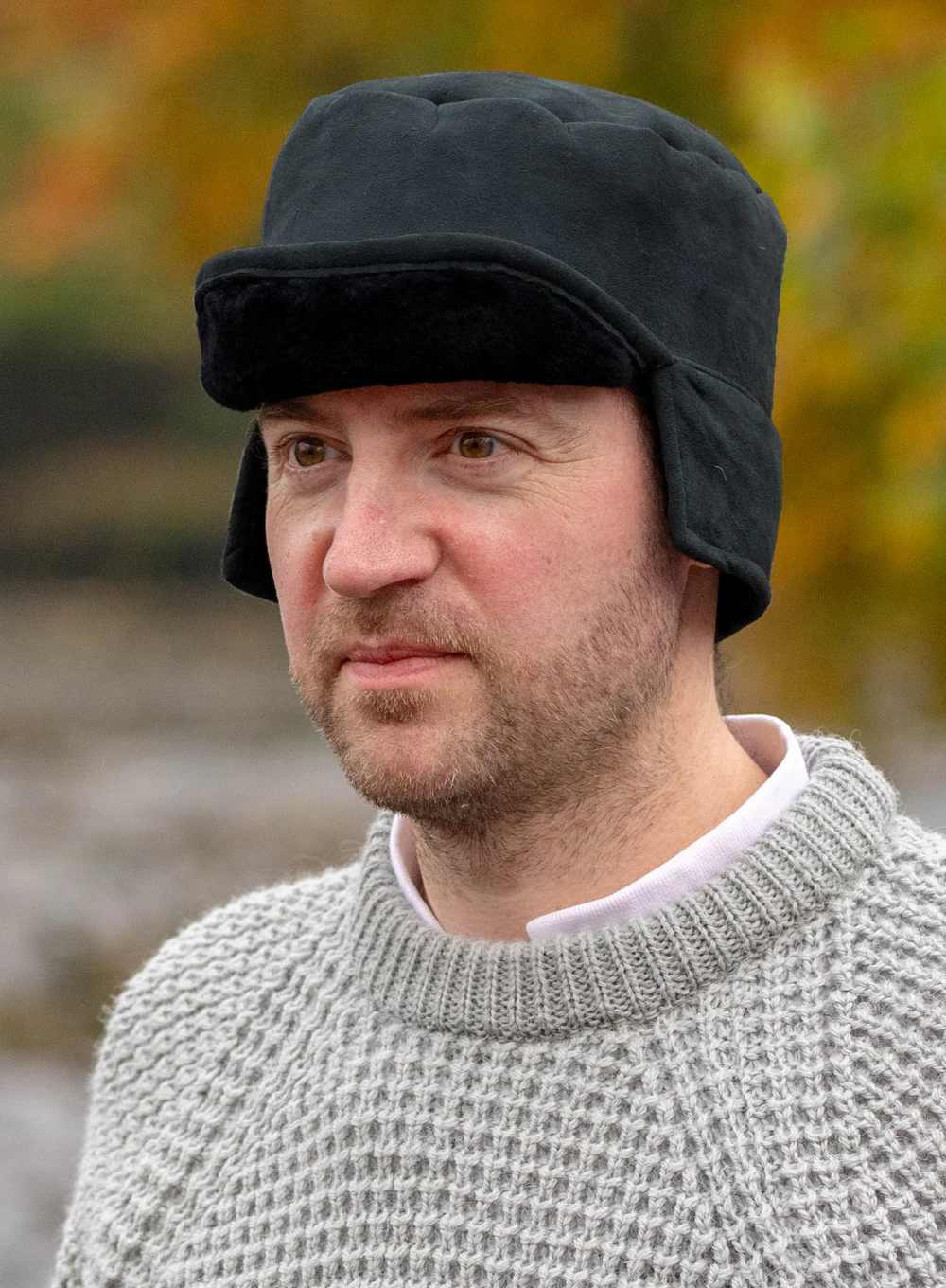 Sheepskin Trapper Hat - Image 2