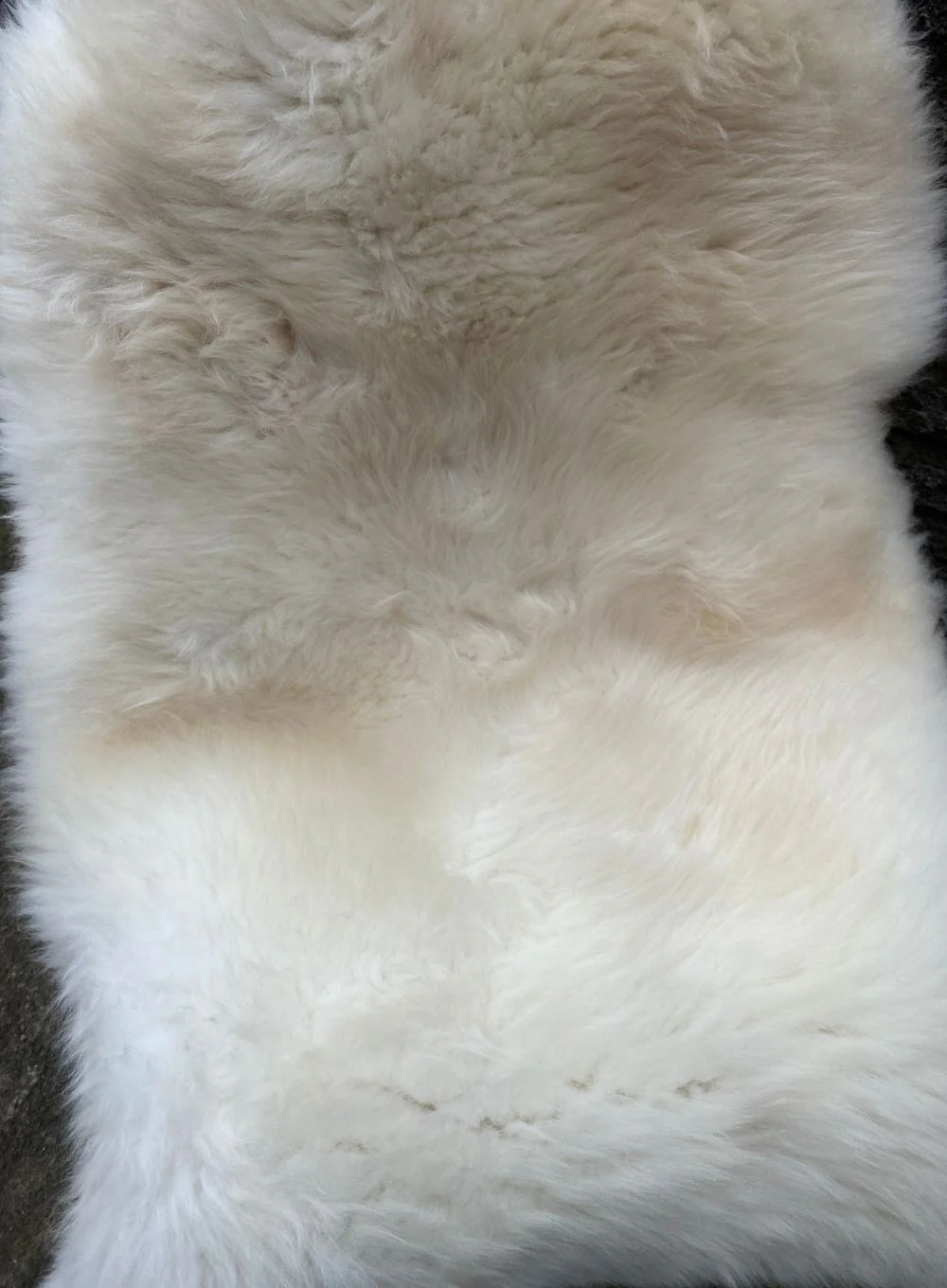 Taylor Cream Speckled British Sheepskin Rug - Image 4