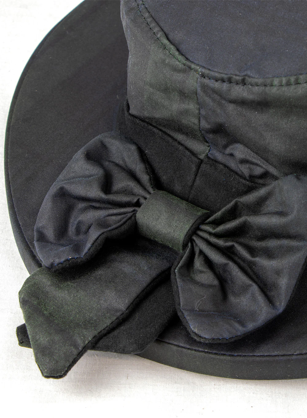 Waxed Cotton Ladies Bow Wide Brim Hat - Image 7